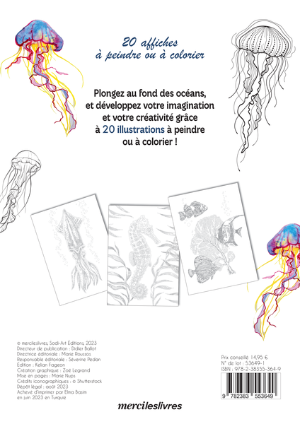 Mes affiches créatives - Au fond des océans