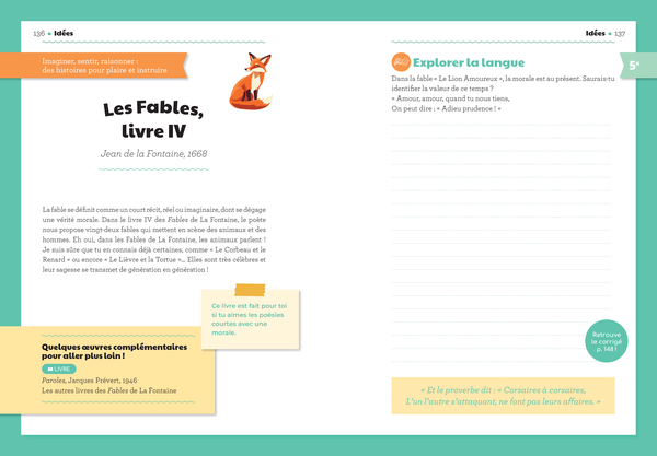 Mon carnet de lecture 6e - 5e