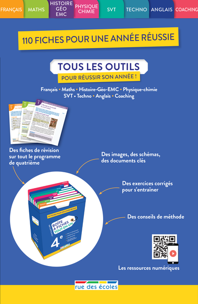 Boîte à fiches - 4e
