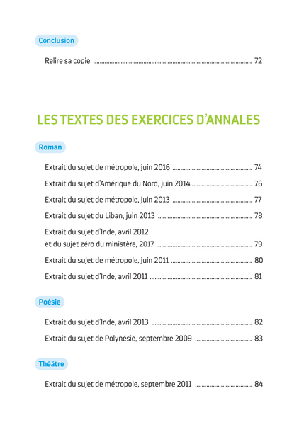 Annales Brevet - Français - 3e - 2026