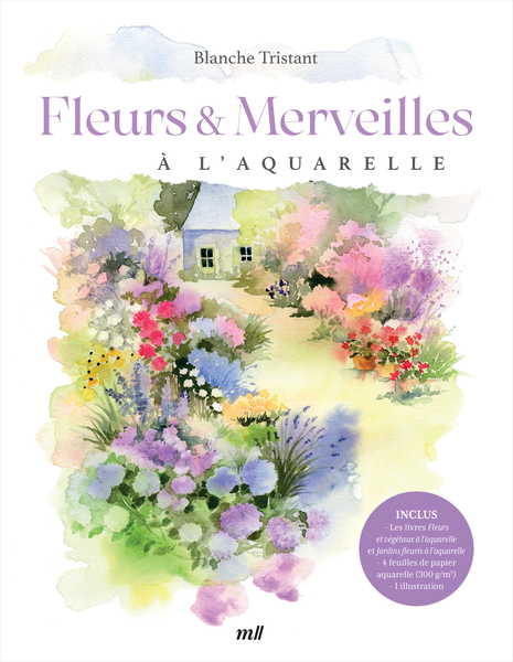 Fleurs et Merveilles à l'aquarelle (coffret)