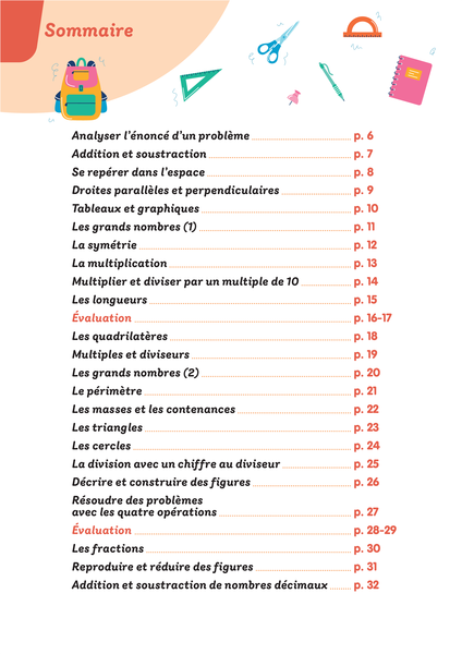 Mon prof à la maison - Maths CM2