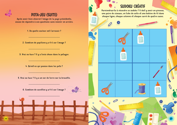Mon super livre de jeux - Vive les vacances !