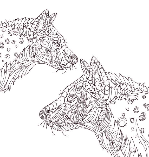 Savane sauvage - Coloriages pour me détendre