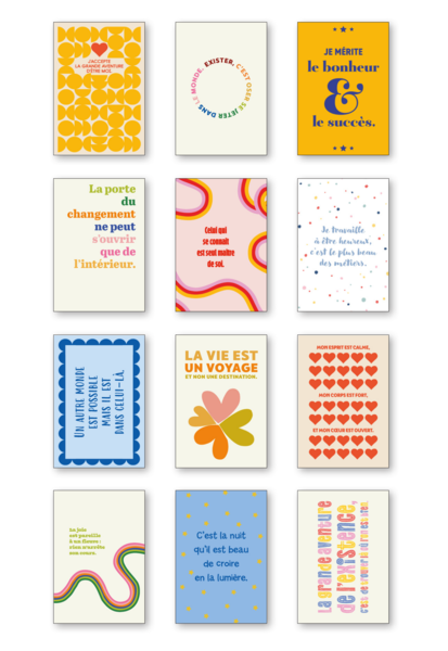 Mantras Zen - 20 cartes à colorier