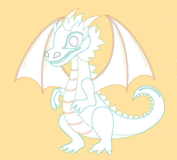 Mon coffret créatif - Dragons à colorier