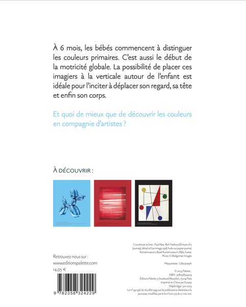 L'art à portée de bébé, en couleurs (livre-accordéon)