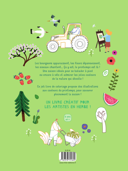 30 coloriages ambiance printanière