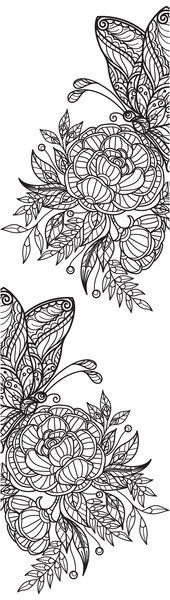 Marque-pages - Papillons scintillants