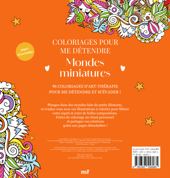 Mondes miniatures - Coloriages pour me détendre