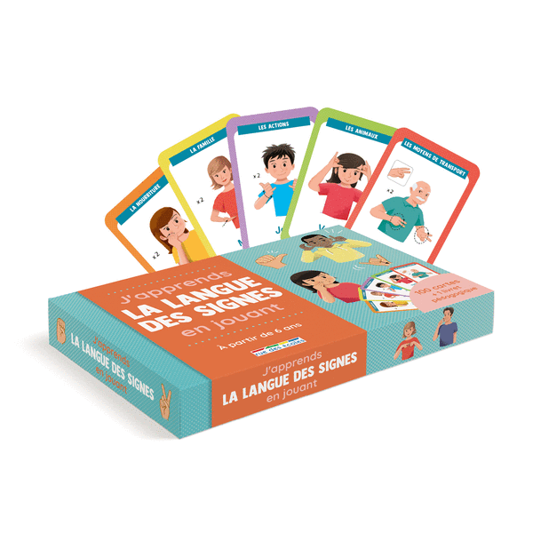 J'apprends la langue des signes en jouant - 6 ans et plus