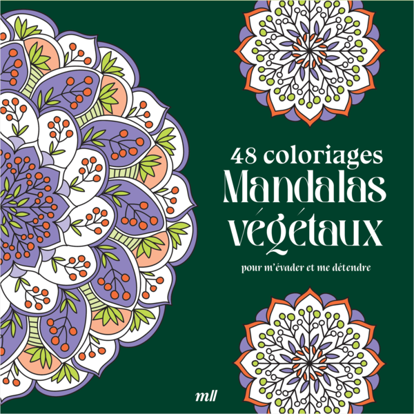 Coffret Coloriages - Mandalas végétaux