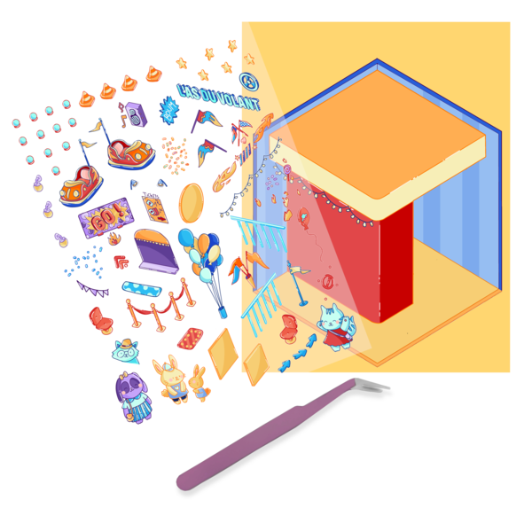 Stickers story - Fête foraine