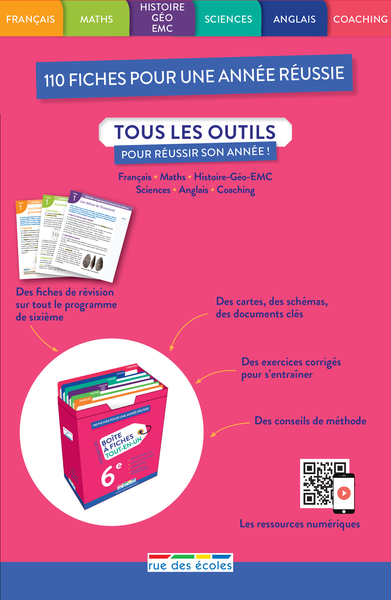 Boîte à fiches - 6e