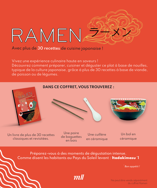 Coffret Ramen - Avec plus de 30 recettes de cuisine japonaise !