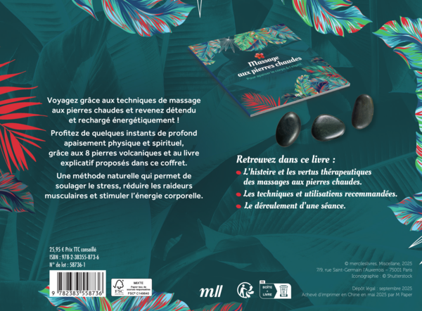 Massage aux pierres chaudes (coffret)