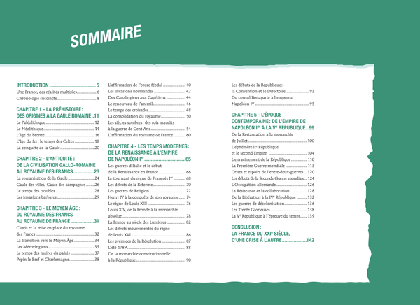 L'Histoire de France - De la Préhistoire à l'époque contemporaine