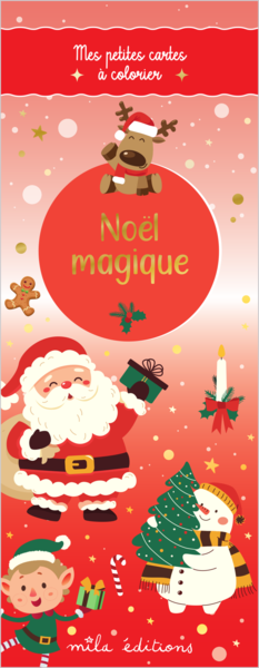 Noël magique - Mes petites cartes à colorier