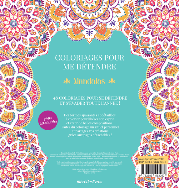 Mandalas - Coloriages pour me détendre