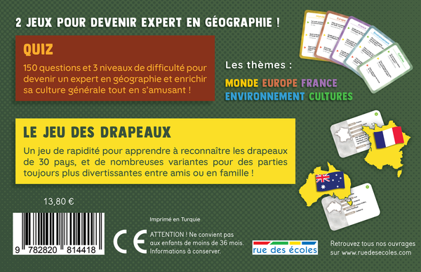 J'apprends la géographie en jouant - 7 ans et plus