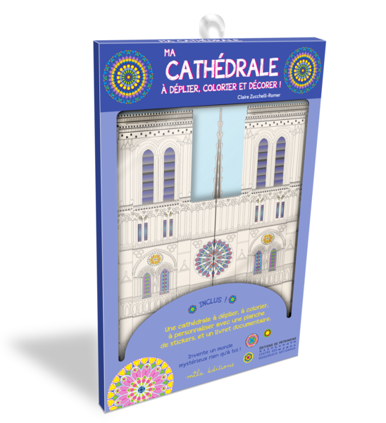 Pochette - Ma cathédrale à déplier, colorier et décorer !