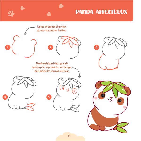 Animaux mignons à dessiner pas à pas