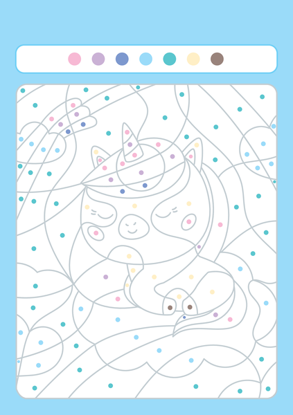 Mon bloc de coloriages magiques - Les couleurs
