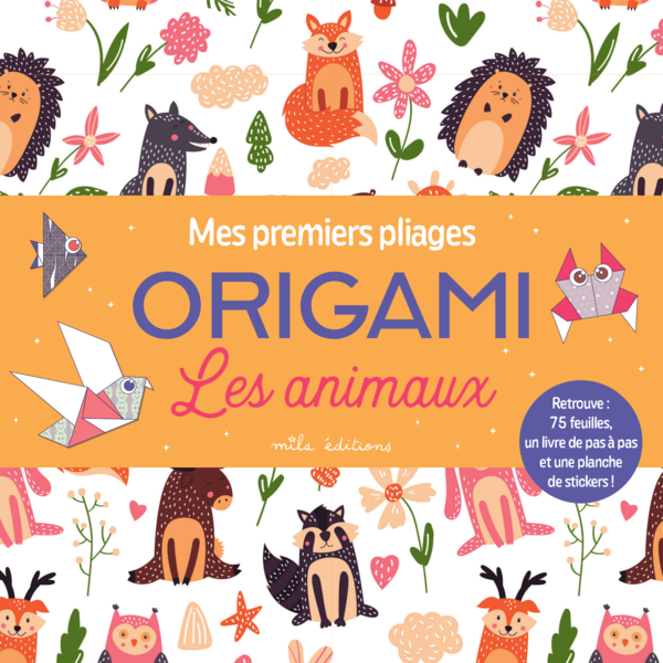 Mes premiers pliages origami - Les animaux (coffret)