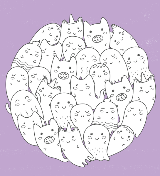 Mon bloc de coloriages - Mandalas joyeux, dès 5 ans