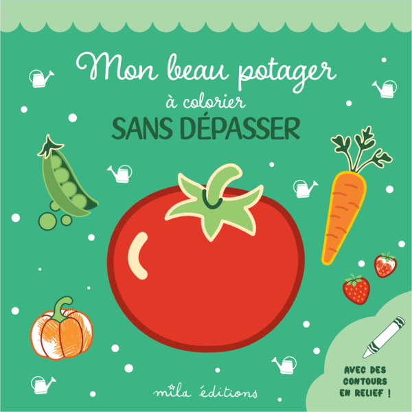 Mon beau potager à colorier sans dépasser