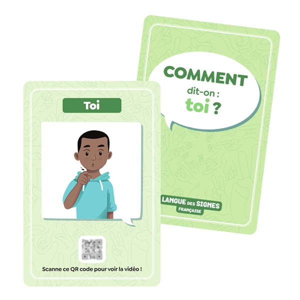 Langue des signes française : 50 cartes pour bien débuter