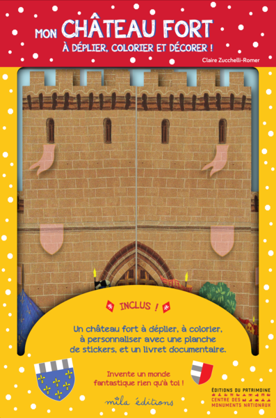 Pochette - Mon château fort à déplier, colorier et décorer !