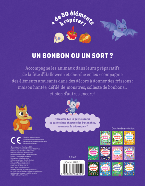 Mon tout premier cherche et trouve - La fête d'Halloween
