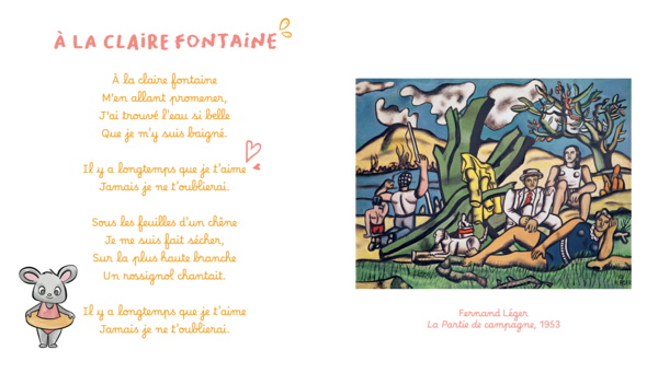Petites Comptines pour grands tableaux