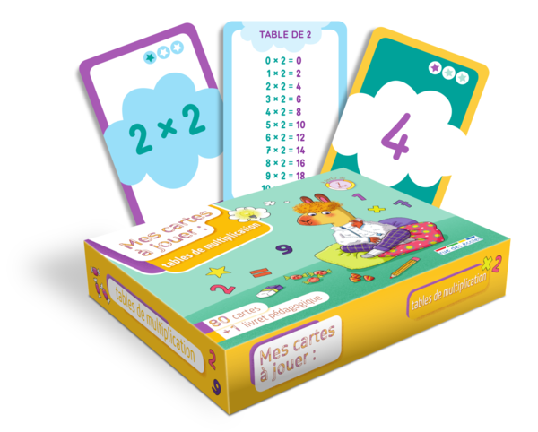 Mes cartes à jouer - Tables de multiplication, dès 7 ans