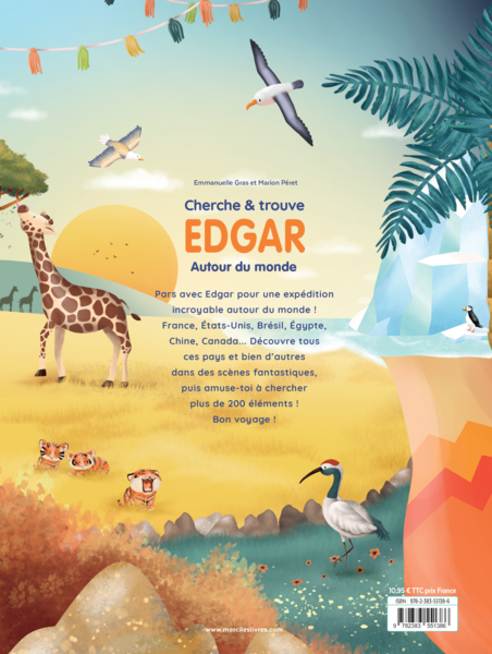 Cherche &amp; trouve Edgar, Autour du monde