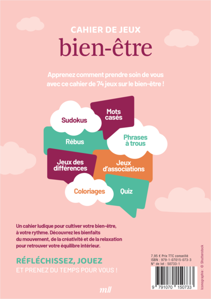 Cahier de jeux - Bien-être