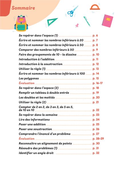 Mon prof à la maison - Maths CP