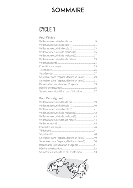 Les Fiches de l'école - Apprendre à porter secours Cycles 1, 2, et 3