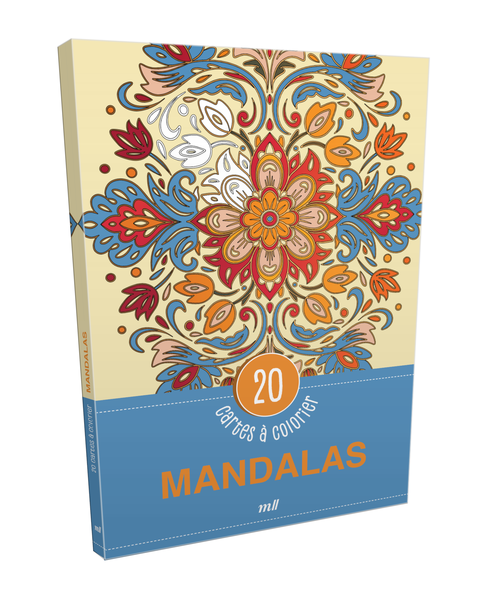 Mandalas - 20 cartes à colorier
