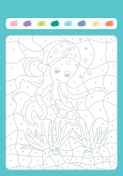 Mon bloc de coloriages magiques - Les chiffres