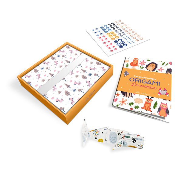 Mes premiers pliages origami - Les animaux (coffret)