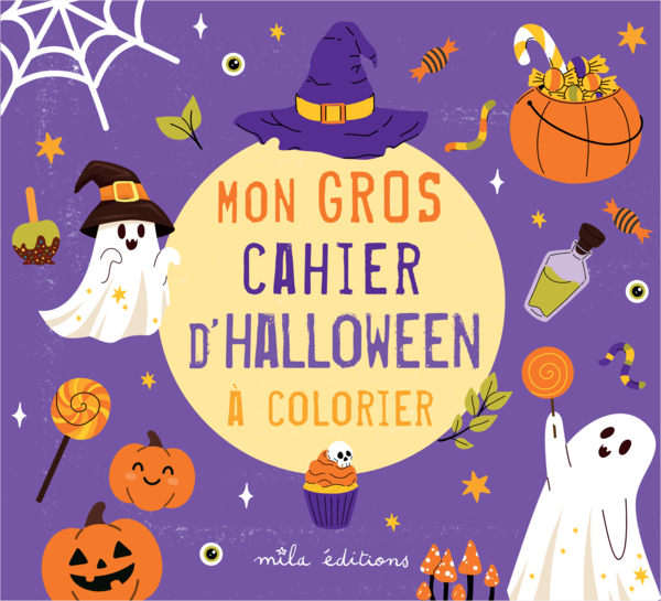 Mon gros cahier d'Halloween à colorier