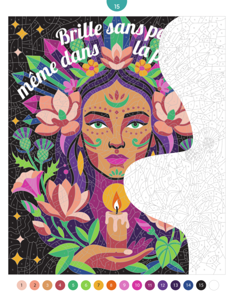 Mantras mystères - 45 coloriages mystères