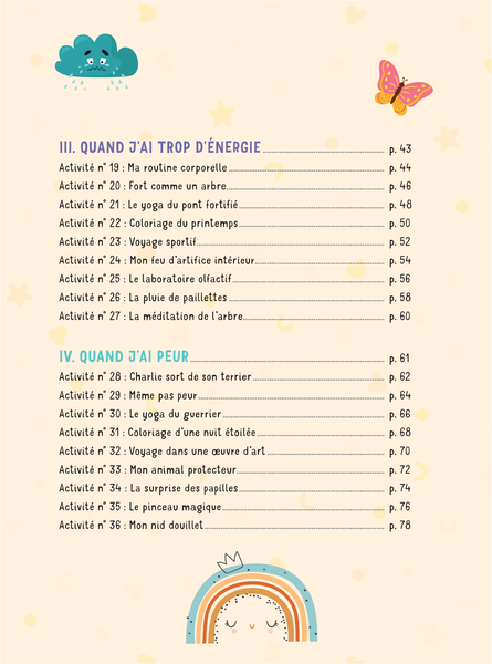 Mon cahier d'activités pour apaiser mes émotions