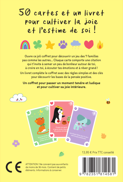 Mes cartes porte-bonheur - Un jeu de 7 familles pour grandir heureux, dès 6 ans