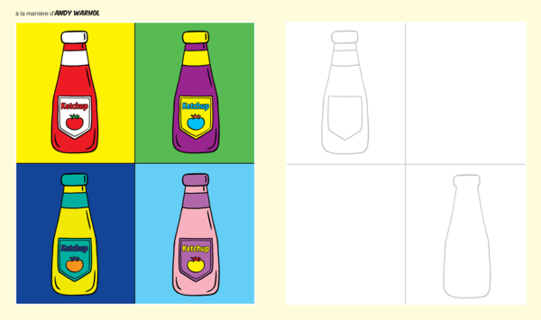Je dessine à la manière du POP ART !