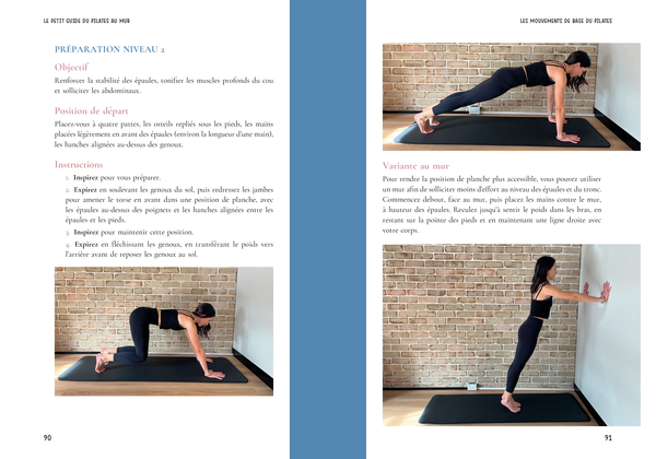 Le Petit Guide du pilates au mur
