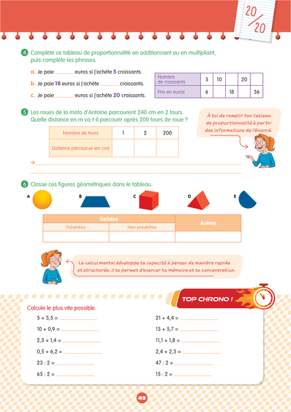 Mon prof à la maison - Maths CM1