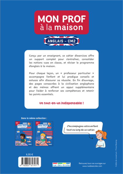 Mon prof à la maison - Anglais CM2